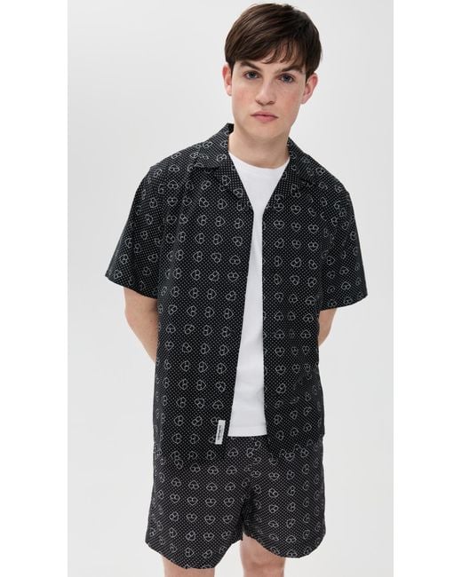 Carhartt Black Short Sleeve Furoshiki Shirt for men