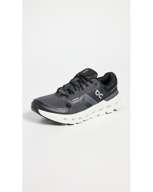 On Shoes Black Cloudrunner 2 Sneakers for men