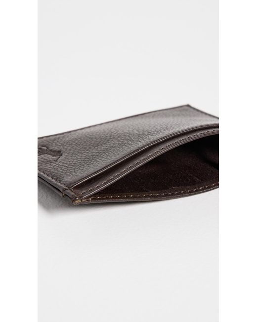 Polo Ralph Lauren Black Pebbled Leather Wallet for men