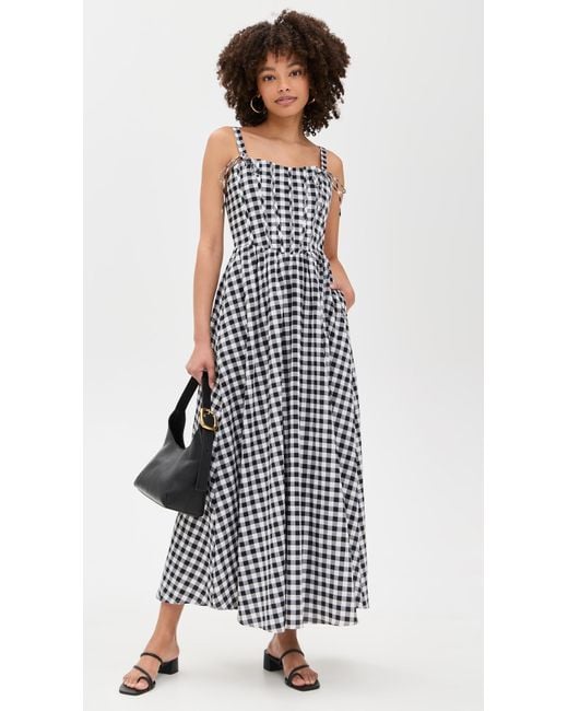 Line & Dot Multicolor Junie Corset Dress