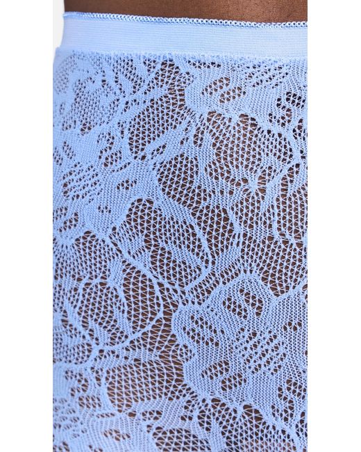 Stems Blue Eden Mesh Tights