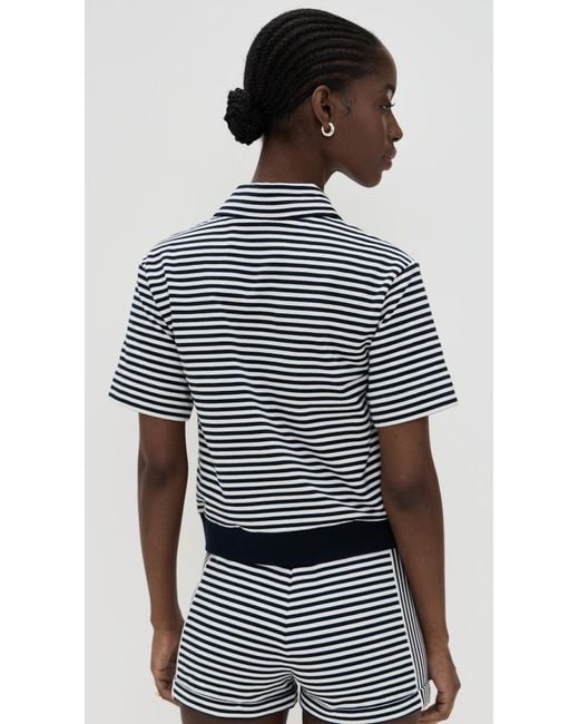 ALIGNE Blue Arlo Stripe Top