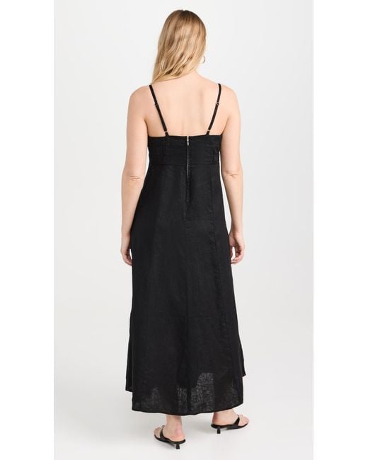 Xirena Black Daryl Linen Dress
