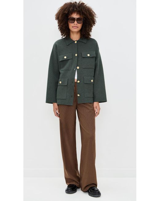 Alex Mill Green Virginia Sweater Jacket