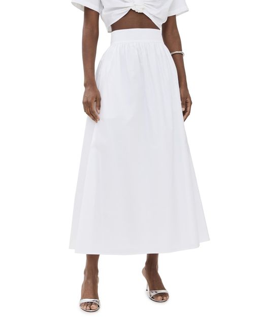 De Loreta White Ariadna Skirt