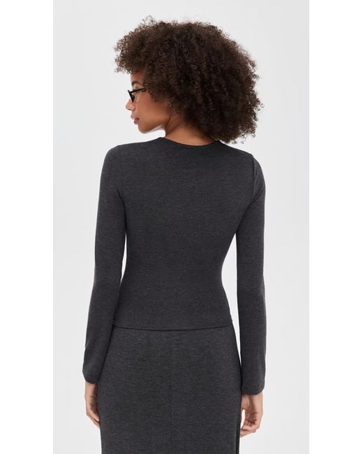Z Supply Black Demure Top