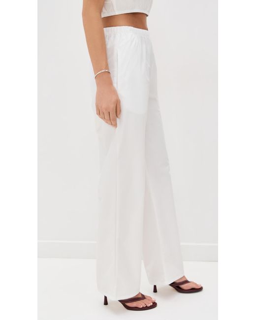Le Bos White Camille Pants