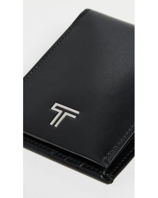 Tumi Black Double Billfold Wallet for men