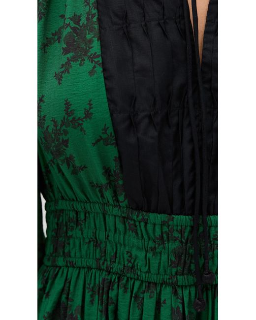 Sea Green Joan Print Tunic Dress