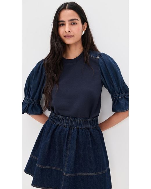 Cinq À Sept Blue Blake Top