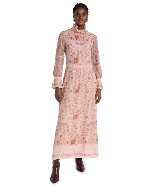 Antik Batik Pink Ari Long Dress