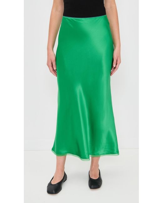 La Ligne Green Bianca Skirt