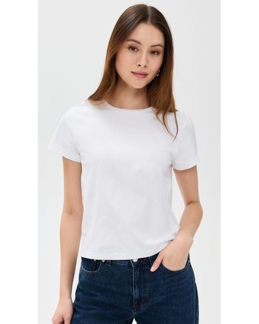 Re/done White Classic Tee
