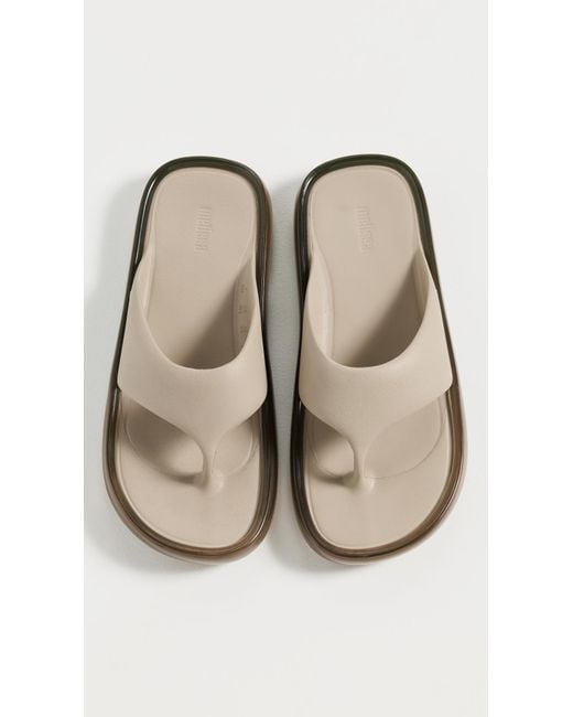 Melissa Black Float Flip Flops