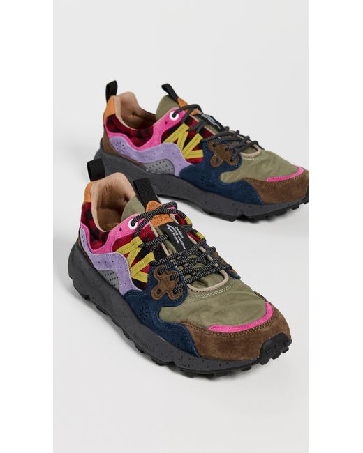 Flower Mountain Gray Yamano 3 Teddy Sneakers