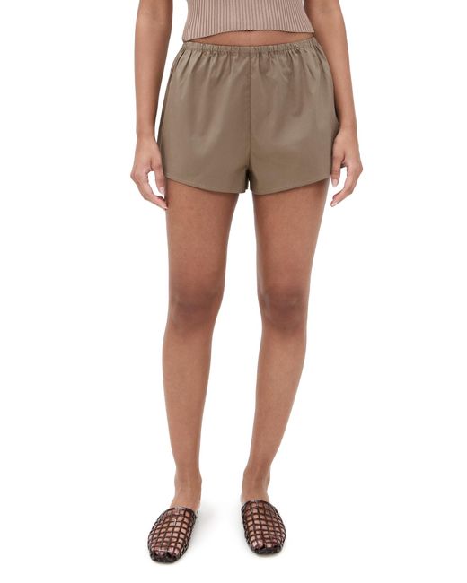 Staud Natural Paddle Shorts