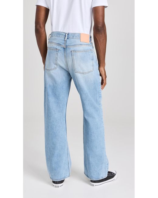 Acne Blue 2021 Loose Fit Jeans for men