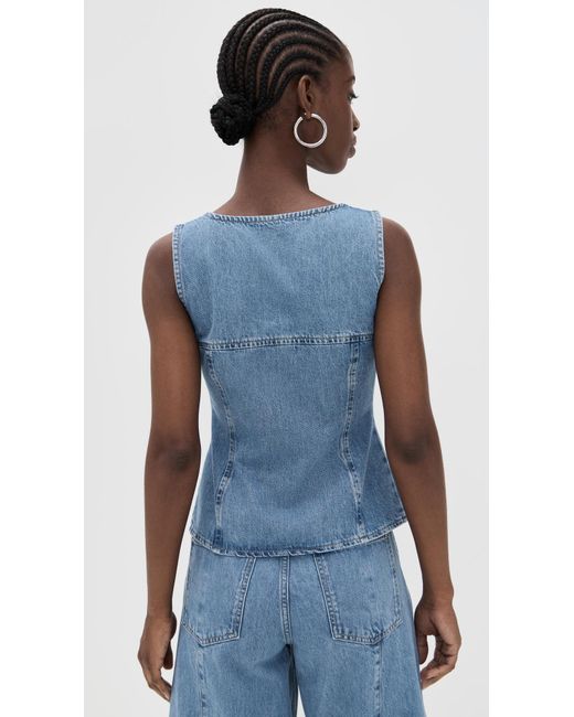 ALIGNE Blue Ariella Denim Top