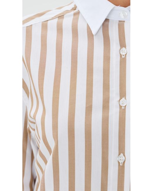 Le Bos White Cecillia Button Down