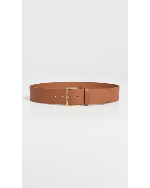 Andersons White Extra Wide Over Waist Nappa Belt