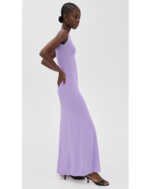 Solid & Striped Purple The Lucerne Dress