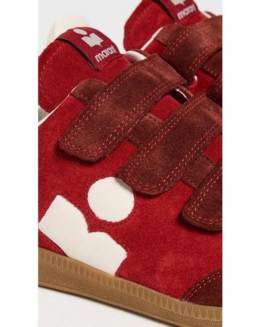 Isabel Marant Red Beth Sneakers
