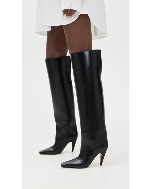 Stella McCartney Black Spur Brushed Alter Mat Boots