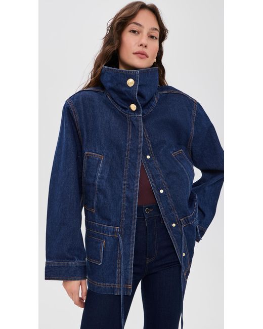 Aje. Blue Seren Denim Jacket