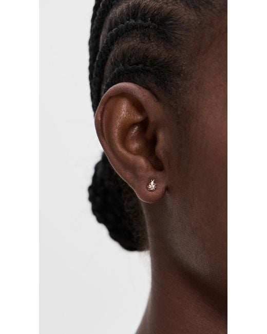 Sydney Evan Multicolor 14K Tiny Ladybug Studs