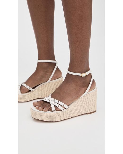 Veronica Beard White Philene Espadrilles