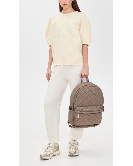 MZ Wallace Brown Metro Backpack Deluxe