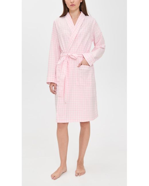 Petite Plume Pink Gingham Robe
