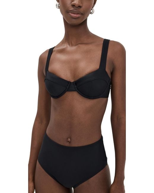Solid & Striped Black The Lilo Top