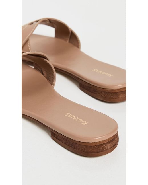 Kaanas Black Bella Sandals