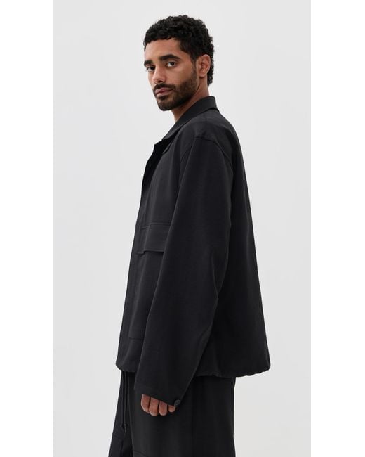 Y-3 Black Uniform Coach Jacket for men