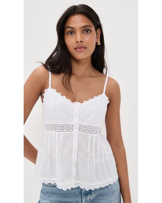 Xirena Anna Tank in White | Lyst