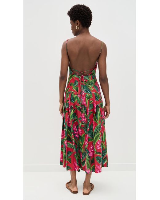 FARM Rio Dream Garden Strappy Dress in Red | Lyst FARM Rio Dream Garden Strappy Dress in Red | Lyst