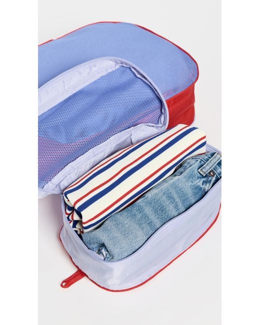 Baggu Red Packing Cube Set