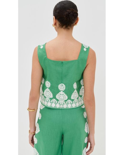 Figue Green Isabelle Top