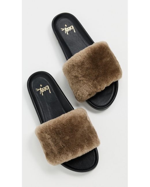 Beek Multicolor Gallito Mas Shearling Sandals