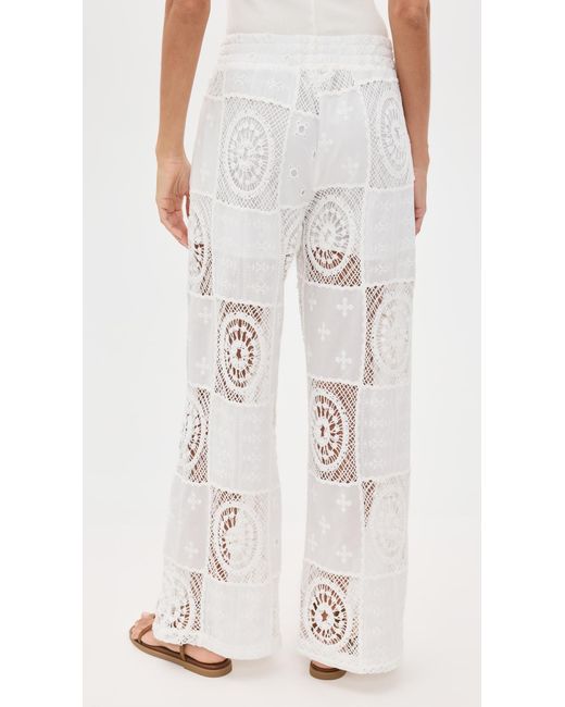 Line & Dot White Biva Pants