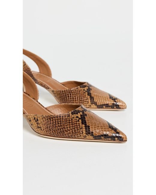 Staud Black Sebastian Slingback Heels