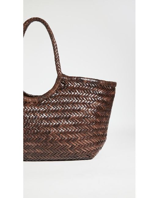 Dragon Diffusion Brown Nantucket Basket Bag