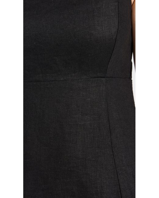 Xirena Black Daryl Linen Dress
