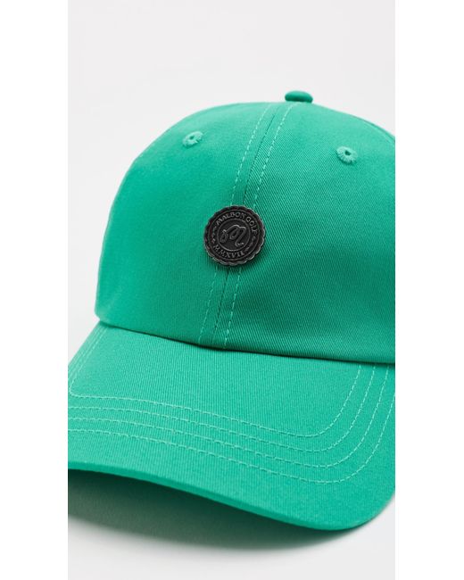 Malbon Green Stamp Dad Cap for men