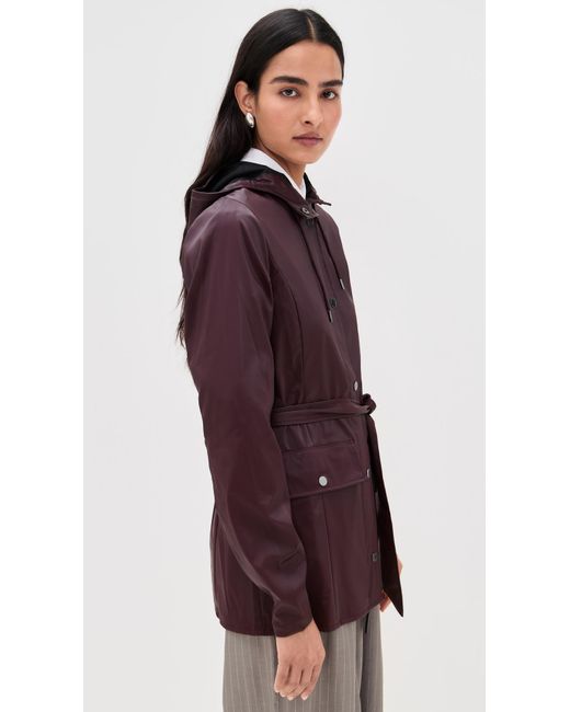 Rains Red Curve Jacket