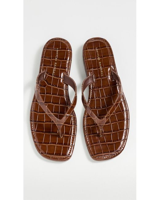 Loeffler Randall Black Lina Elevated Flip Flops