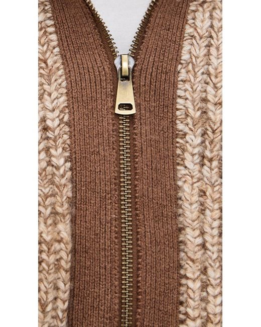 Ba&sh Brown Rabel Cardigan
