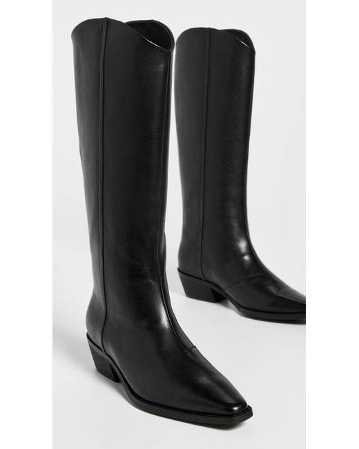 Black Suede Studio Black Lane Boots