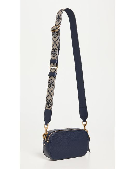 Tory Burch Blue Mini Miller Crossbody Bag